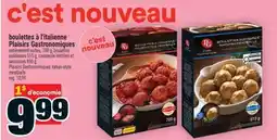 Super C boulettes à l'italienne Plaisirs Gastronomiques | Plaisirs Gastronomiques italian-style meatballs offer