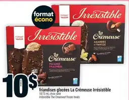Super C friandises glacées La Crémeuse Irrésistible | Irrésistible The Creamiest frozen treats offer