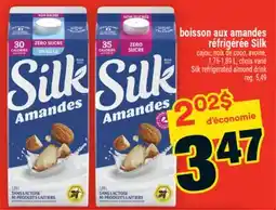 Super C boisson aux amandes réfrigérée Silk | Silk refrigerated almond drink offer