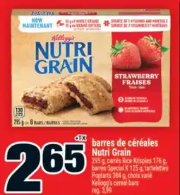 Super C barres de céréales Nutri Grain | Kellogg's cereal bars offer