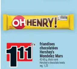 Super C friandises chocolatées Hershey's Mondelez Mars | Hershey's chocolate treats offer