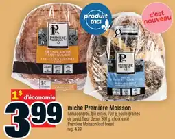 Super C miche Première Moisson | PremièreMoisson loaf bread offer