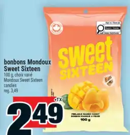 Super C bonbons Mondoux Sweet Sixteen | Mondoux Sweet Sixteen candies offer