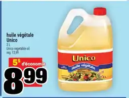 Super C huile végétale Unico | Unico vegetable oil offer