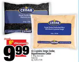 Super C riz à grains longs Cedar | Cedar rice offer