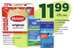 Proxim HYDRASENSE, CLARITIN, BOOST offer