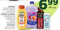 Proxim GARNIER WHOLE BLENDS, SECRET, OLD SPICE, SOFTSOAP offer