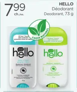 Proxim HELLO Deodorant offer