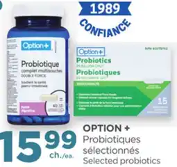 Proxim OPTION + Selected probiotics offer