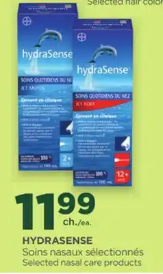 Proxim HYDRASENSE Selected nasal care products offer