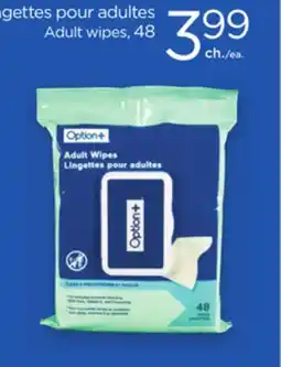 Proxim Option+ Adult wipes offer
