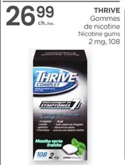 Proxim THRIVE Nicotine gums offer