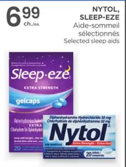 Proxim NYTOL, SLEEP-EZE Selected sleep aids offer