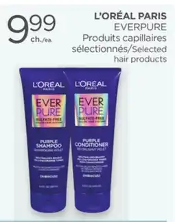 Proxim L'ORÉAL PARIS EVERPURE Selected hair products offer