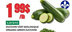 Marches Tau ZUCCHINI VERT BIOLOGIQUE offer