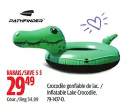 Canadian Tire PATHFINDER Inflatable Lake Crocodile offer