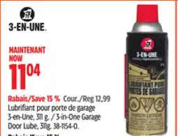 Canadian Tire 3-in-One Garage Door Lube offer