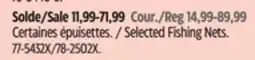Canadian Tire Lucky Strike Selected Fishing Nets offer