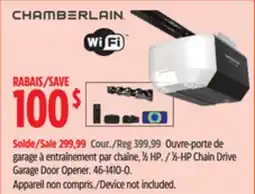 Canadian Tire 1⁄2-HP Chain Drive Garage Door Opener offer