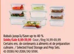 Canadian Tire Selected Food Storage and Prep Sets offer