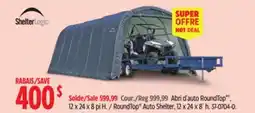 Canadian Tire ShelterLogic RoundTop Auto Shelter, 12 x 24 x 8´ h offer