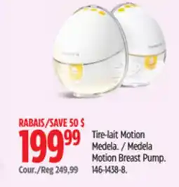 Canadian Tire Motion Breast Pump offer