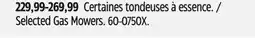 Canadian Tire Selected Gas Mowers offer