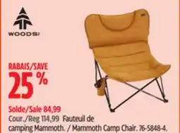 Canadian Tire Mammoth Camp Chair offer