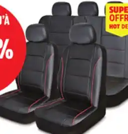 Canadian Tire Red Piping Sport Seat Cover Kit offer
