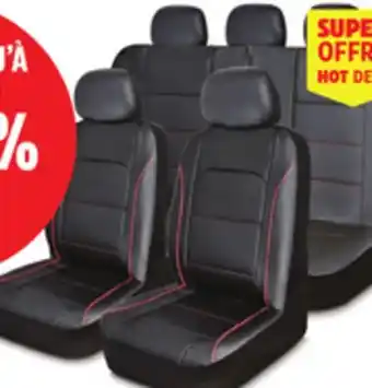 Canadian Tire Red Piping Sport Seat Cover Kit offer