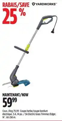 Canadian Tire YARDWORKS 5A Electric Grass Trimmer/Edger, 14˝ offer