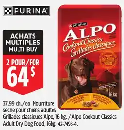 Canadian Tire Alpo Cookout Classics Adult Dry Dog Food, 16kg offer