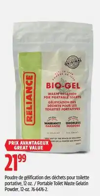 Canadian Tire Portable Toilet Waste Gelatin Powder offer