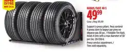 Canadian Tire Foldable Tire Rack. Holds 4 tires with a max diameter of 30˝ per tire offer