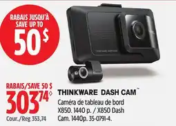 Canadian Tire THINKWARE DASH CAM X850 Dash Cam. 1440p offer
