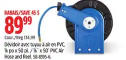 Canadian Tire 3⁄8˝ x 50´ PVC Air Hose and Reel offer