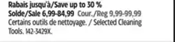 Canadian Tire Selected Cleaning Tools offer