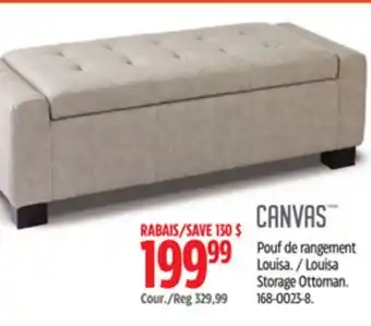 Canadian Tire Louisa Storage Ottoman offer