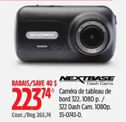 Canadian Tire 322 Dash Cam offer