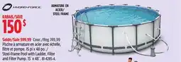 Canadian Tire Steel-Frame Pool with Ladder, Filter and Filter Pump. 15´ x 48˝ offer