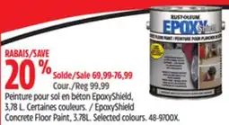 Canadian Tire EpoxyShield Concrete Floor Paint, 3.78L offer