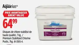 Canadian Tire Aquarius Premium Stabilized Chlorine Pucks offer