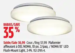 Canadian Tire NOMA 10˝ LED Flush-Mount Light offer