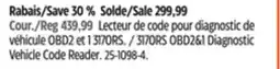 Canadian Tire 3170RS OBD2&1 Diagnostic Vehicle Code Reader offer