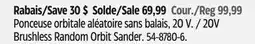 Canadian Tire MASTERCRAFT 20V Brushless Random Orbit Sander offer