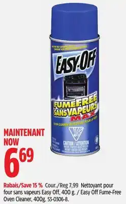 Canadian Tire Easy Off Fume-Free Oven Cleaner offer