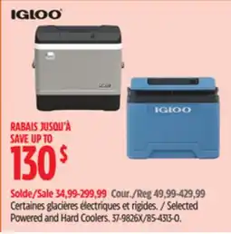 Canadian Tire Selected Powered and Hard Coolers offer