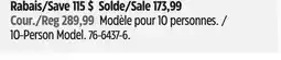 Canadian Tire Outbound 10-Person Model offer