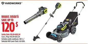 Canadian Tire Selected 48V Lawn Tools offer