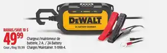 Canadian Tire DEWALT 2A Battery Charger/Maintainer offer